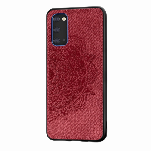 Luxury Leather Case Back cover Soft Silicone Mandala Embossed Magnetic Holder Cover For SAMSUNG Galaxy S20 PLUS