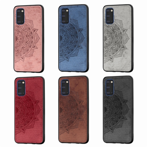 Luxury Leather Case Back cover Soft Silicone Mandala Embossed Magnetic Holder Cover For SAMSUNG Galaxy S20 PLUS