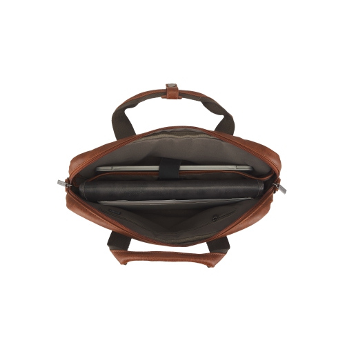 Bugatti Valentino - Briefcase - Cognac