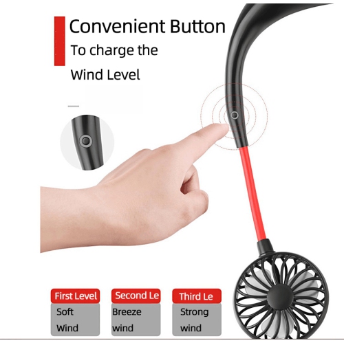 Mini-serre-nuque portative USB ventilateur/pile rechargeable petit ventilateur de bureau refroidisseur d’air portatif