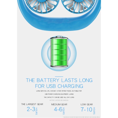 Mini-serre-nuque portative USB ventilateur/pile rechargeable petit ventilateur de bureau refroidisseur d’air portatif