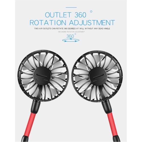 Mini-serre-nuque portative USB ventilateur/pile rechargeable petit ventilateur de bureau refroidisseur d’air portatif