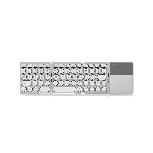 axGear Wireless Keyboard with touchpad Three-fold Portable Rechargeable Bluetooth