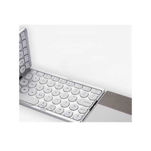 axGear Wireless Keyboard with touchpad Three-fold Portable Rechargeable Bluetooth