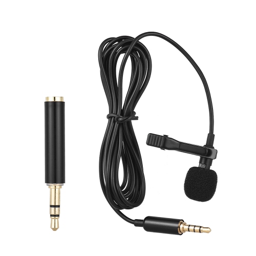 axGear Lavalier Mic Mini Clip-on Ultimate Omnidirectional Portable Wired Microphone