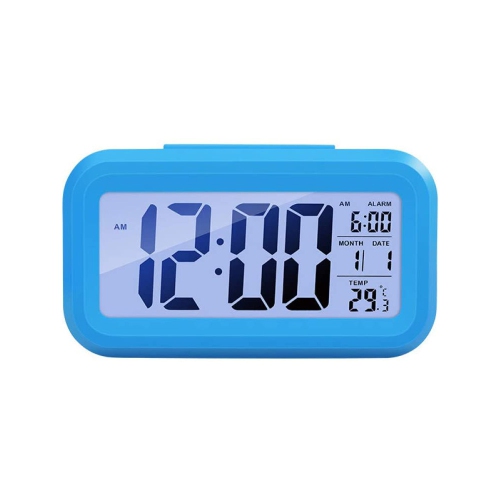 axGear Digital Alarm Clock Backlight Snooze Temperature Battery Operated LCD Display