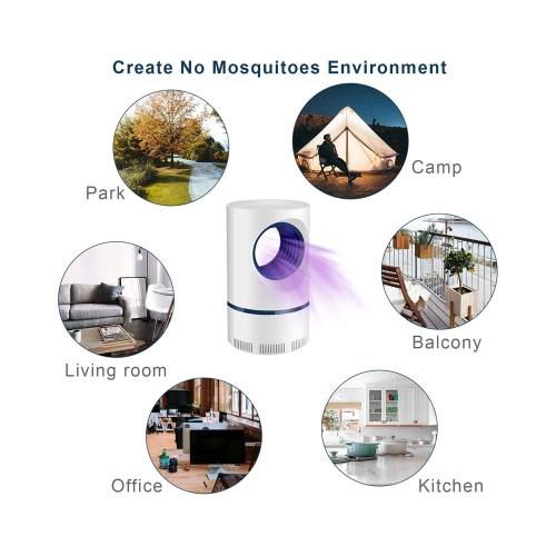 axGear Electric Mosquito Killing Trap Lamp Non-Toxic Insect Fly Bug Zapper Catcher