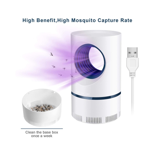 axGear Electric Mosquito Killing Trap Lamp Non-Toxic Insect Fly Bug Zapper Catcher