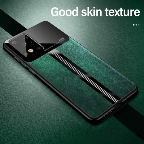 Image 1 of 5.. Ultra-thin Plexiglass Luxury Leather Silicone Phone Case Cover For SAMSUNG Galaxy S20