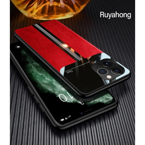 Ultra-thin Plexiglass Luxury Leather Silicone Phone Case Cover For SAMSUNG Galaxy S20 PLUS