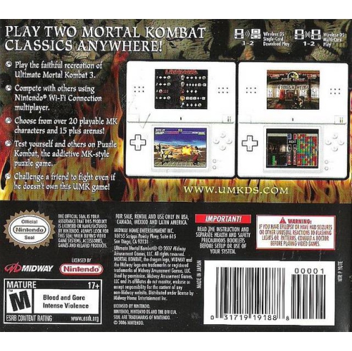 Ultimate Mortal Kombat [Nintendo DS DSi]