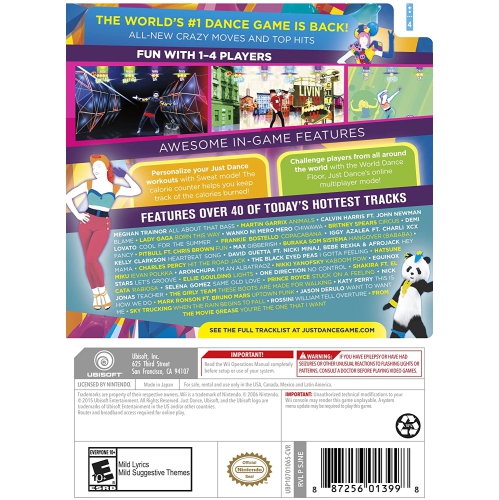 Just Dance 2016 [Nintendo Wii]