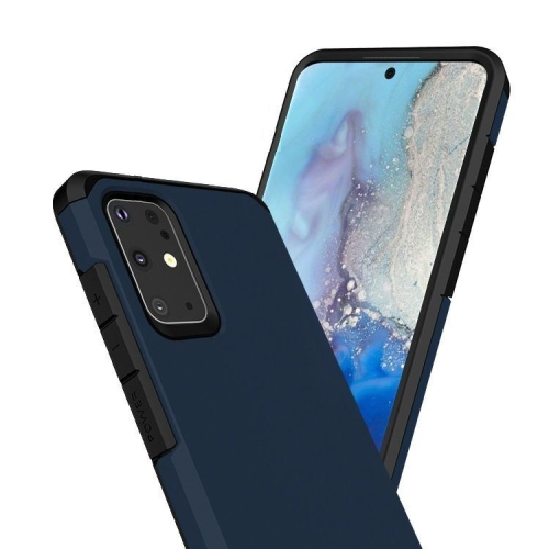 Matt, Heavy Duty Dual Layer Armor Case For Samsung S20 Plus, Navy Blue