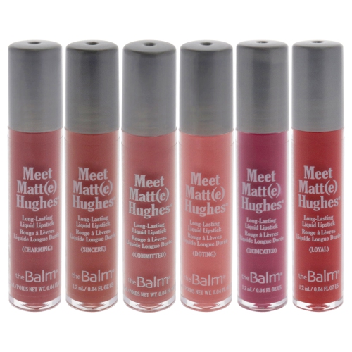 theBalm Meet Matt(e) Hughes Set of 6 Mini Long-Lasting Liquid Lipsticks