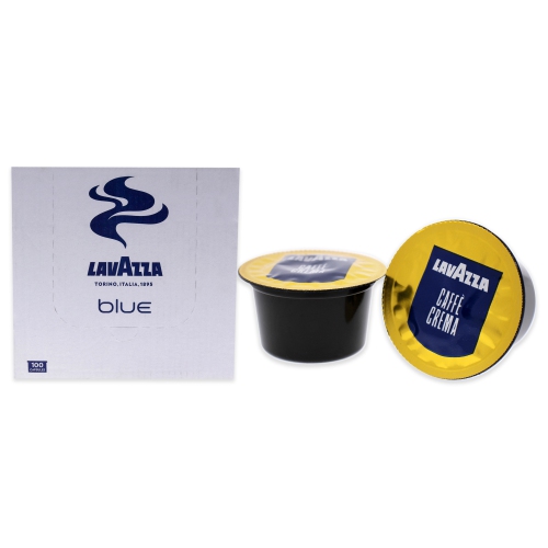 Blue Coffe Cream Roast Ground Coffee Pods by Lavazza for - 100 Pods Coffee
