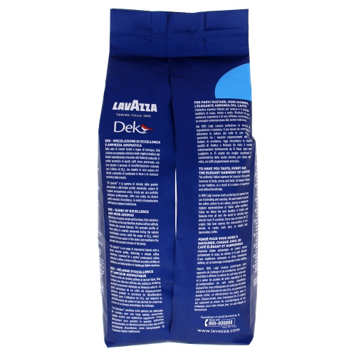 Dek Espresso Decaffeinated Roast Whole Bean Coffee by Lavazza for - 17.6 oz Coffee