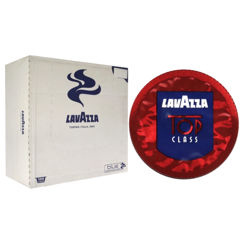 Blue Top Class Roast Ground Coffee Pods by Lavazza for - 100 Pods Coffee