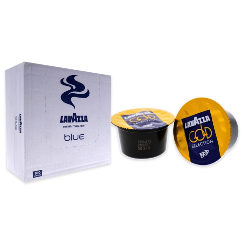 Blue Gold Selection 2 Roast Ground Coffee Pods by Lavazza for - 100 Pods Coffee