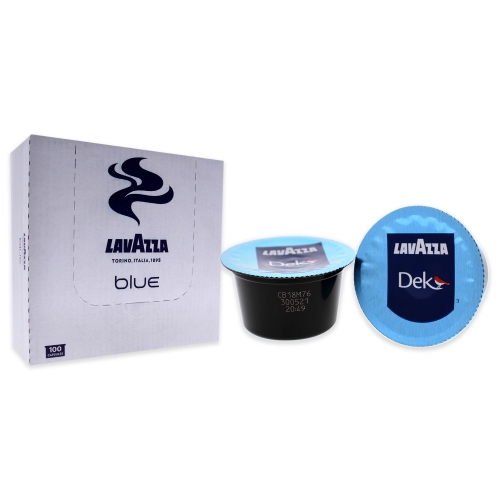 Blue Dek Roast Ground Coffee Pods by Lavazza for - 100 Pods Coffee