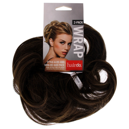 Style-a-do And Mini-do Duo Pack - R10 Chestnut by Hairdo for Women - 2 Pc Hair Wrap