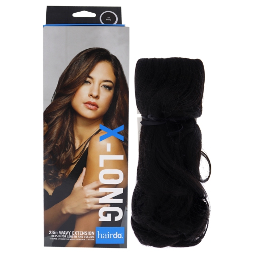 HAIRDO  Wavy Extension - R2 Ebony By for Women - 23 Inch Hair Extension In Multicolor