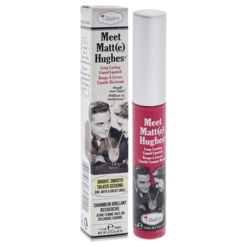 Meet Matte Hughes Long Lasting Liquid Lipstick - Sentimental by the Balm for Women - 0.25 oz Lip Gloss