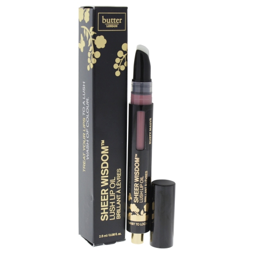 Sheer Wisdom Lush Lip Oil - Dusty Mauve by Butter London for Women - 0.08 oz Lip Gloss