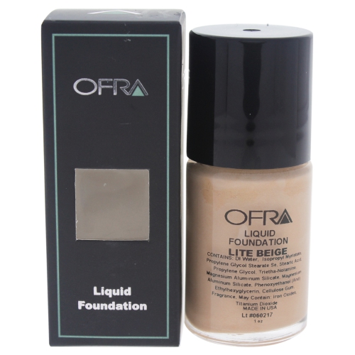Liquid Foundation - Lite Beige by Ofra for Women - 1 oz Foundation
