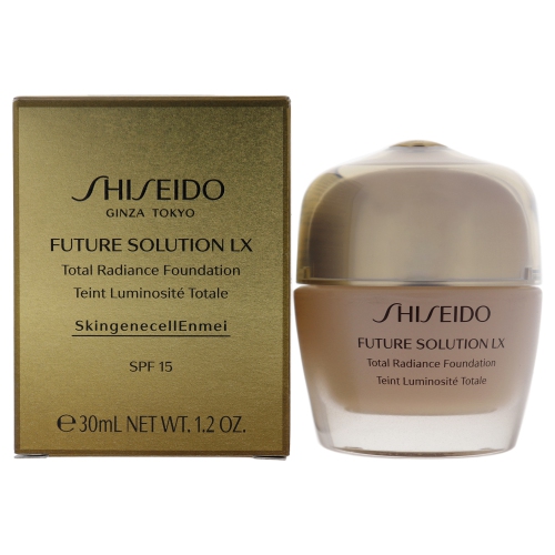 Future Solution LX Total Radiance Foundation SPF 15 - 3 Golden by Shiseido for Women - 1.2 oz Foundation