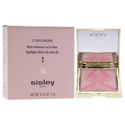 LOrchidee Highlighter Blush With White Lily - 2 Rose by Sisley for Women - 0.52 oz Makeup
