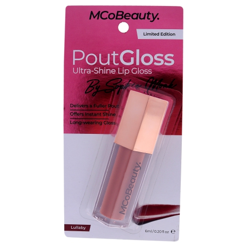 Pout Gloss Ultra Shine Lip Gloss - Lullaby by MCoBeauty for Women - 0.2 oz Lip Gloss