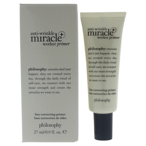 Anti-Wrinkle Miracle Worker Primer Plus Line-Correcting Primer by Philosophy for Women - 0.9 oz Primer