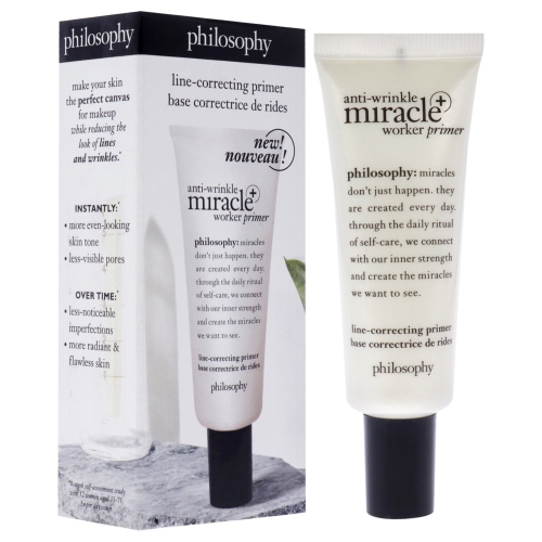 Anti-Wrinkle Miracle Worker Primer Plus Line-Correcting by Philosophy for Women - 0.9 oz Primer