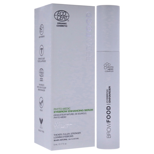 BrowFood Phyto-Medic Eyebrow Enhancer by LashFood for Women - 0.17 oz Eyebrow