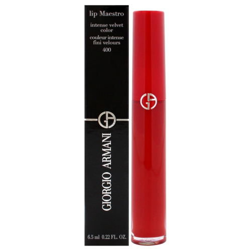 GIORGIO ARMANI  Lip Maestro Intense Velvet Color - 400 The By for Women - 0.22 OZ Lipstick In Red