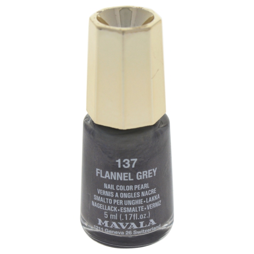 Nail Lacquer # 137 - Flannel Grey by Mavala for Women - 0.17 oz Nail Polish