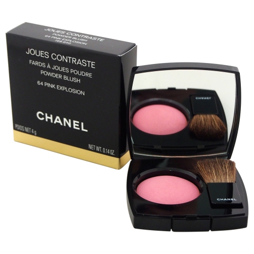 Joues Contraste Powder Blush - 64 Pink Explosion by Chanel for Women - 0.14 oz Blush