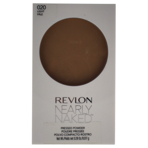 Nearly Naked Pressed Powder - # 020 Light by Revlon for Women - 0.28 oz Powder