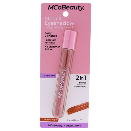 Metallic Eyeshadow Long Lasting Liquid - Showstopper by MCoBeauty for Women - 0.27 oz Eye Shadow