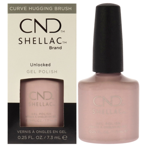 CND  Shellac Nail Color - Unlocked By for Women - 0.25 OZ Nail Polish