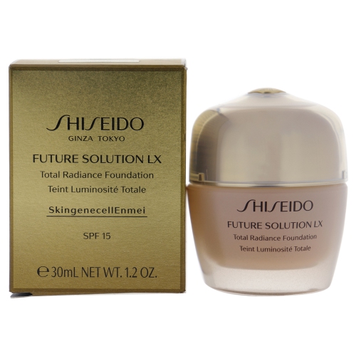 Future Solution LX Total Radiance Foundation SPF 15 - 4 Neutral by Shiseido for Women - 1.2 oz Foundation