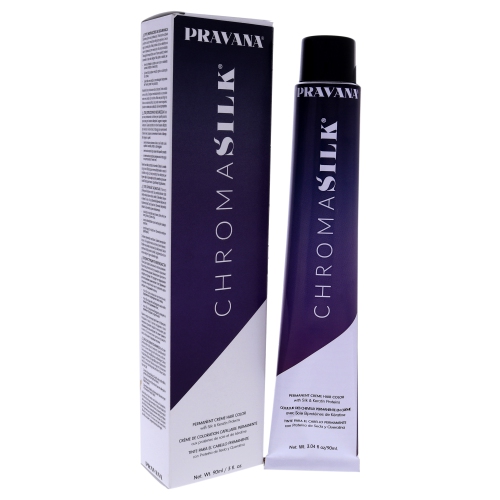 ChromaSilk Creme Hair Color - 5.45 Light Copper Mahogany Brown by Pravana for Unisex - 3 oz Hair Color