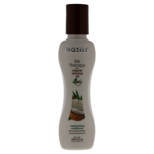 Silk Therapy with Coconut Oil Moisturizing Conditioner by Biosilk for Unisex - 2.26 oz Conditioner