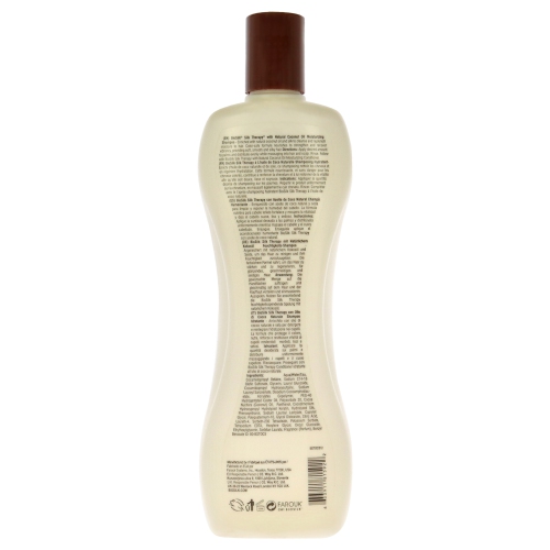 Silk Therapy with Organic Coconut Oil Moisturizing Shampoo by Biosilk for Unisex - 12 oz Shampoo