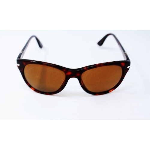 PERSOL  Po3134S 24/57 - Havana/brown Polarized By for Unisex - 54-17-145 MM Sunglasses In Multicolor