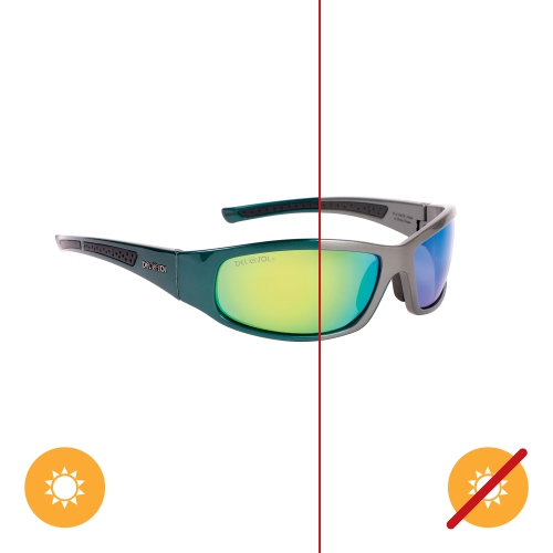 Solize In My Life - Charcoal-Green by DelSol for Unisex - 1 Pc Sunglasses