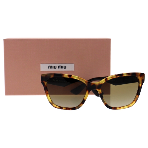 Miu Miu MU 06R 7S0-1X1 - Light Havana/Brown Gradient by Miu Miu for Women - 57-18-140 mm Sunglasses
