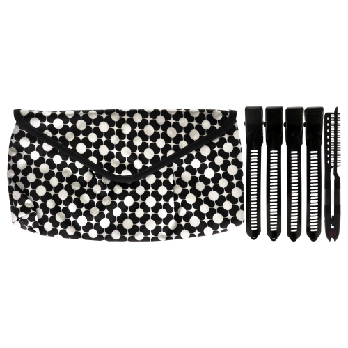 T3 Hair Tools by T3 for Unisex - 3 PC Bag, 3 Clips, Comb