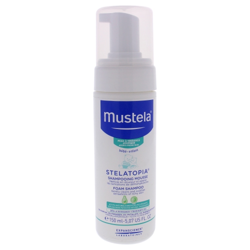 Stelatopia Foam Shampoo by Mustela for Kids - 5.07 oz Shampoo