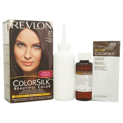 colorsilk Beautiful Color # 27 Deep Rich Brown by Revlon for Unisex - 1 Application Hair Color